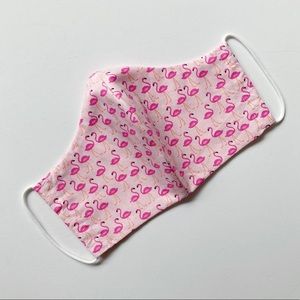 Pink Flamingo Face Mask w/ Filter Pocket